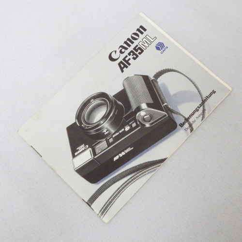 Canon AF 35 ML instruction manual - German version