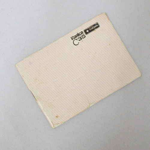 Konica C35 flash matic instruction manual