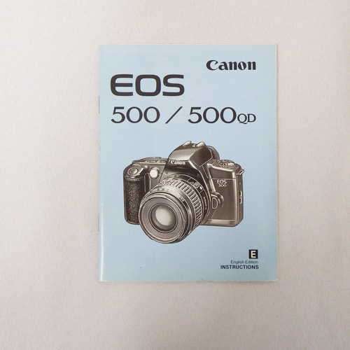 EOS 500/500 QD Canon Instruction manual