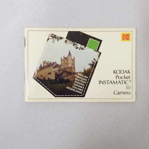 Kodak pocket instamatic 30 camera instruction manual