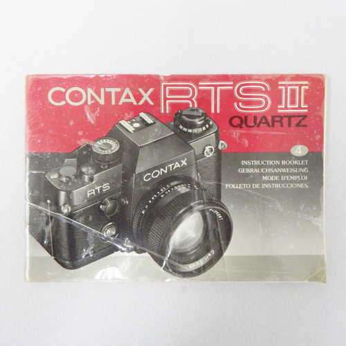 Contrax RTS II Quarts instruction booklet
