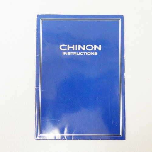 Chinon 753 macro zoom super 8 movie camera instruction manual