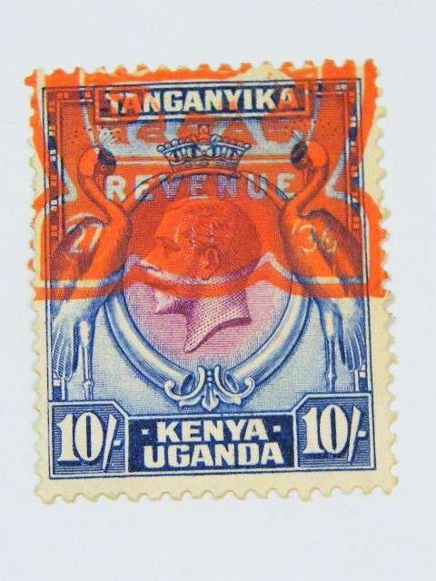 Gibbons 122 of Kenya, Uganda and Tanganyika - fiscal stamp