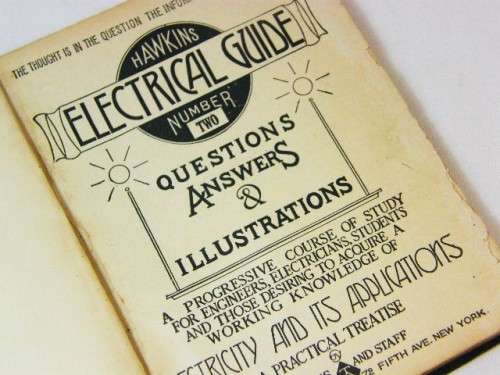 Hawkins Electrical guide number 2 - questions, answers and illustrations