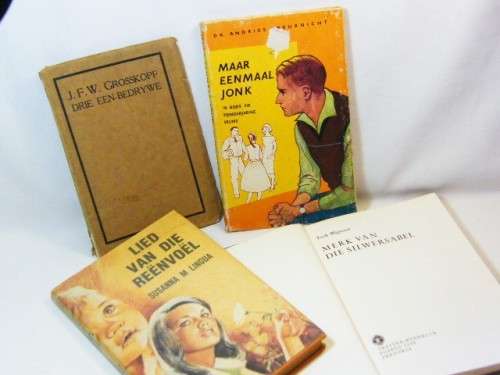 Lot of 4 Afrikaans books