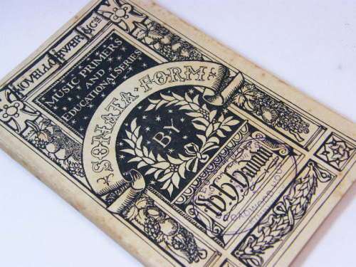 Sonata form by W.H.H hadow - published by Novello, Ewer and Co.