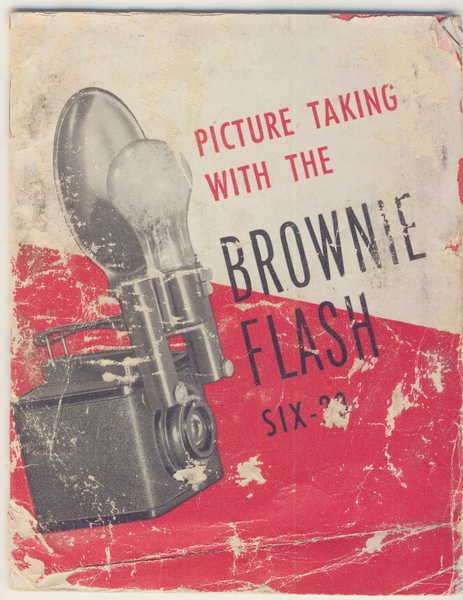 Picture taking with the Brownie Flash six-20 instruction manual