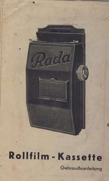 Rada Rollfilm-Kassette instruction manual in German