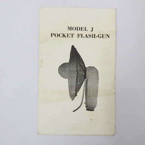 Model J Pocket Flash-gun instruction manual
