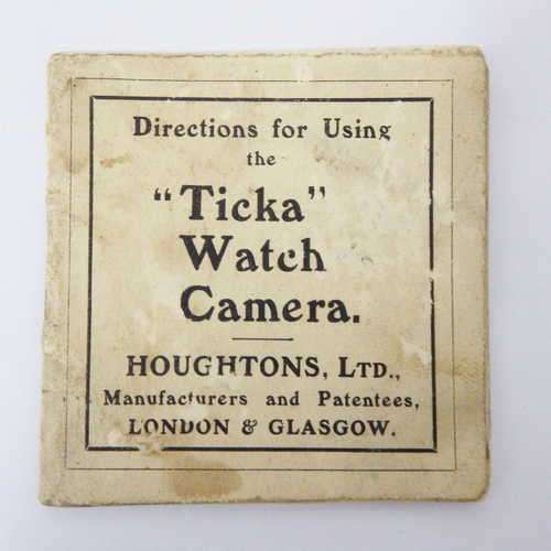 Directions for using the `Ticka` watch camera