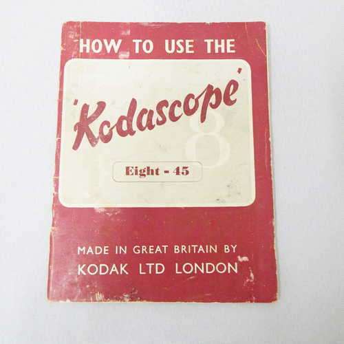 How to use the `Kodascope` eight-45 instruction manual