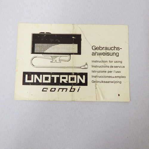 Unitron combie instruction manual
