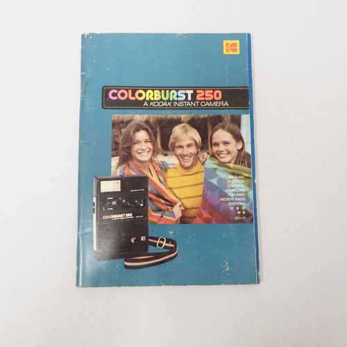Colorburst 250 a Kodak instant camera instruction manual