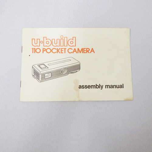 u-build 110 pocket camera assembly manual