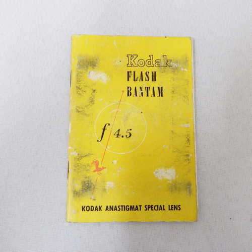 Kodak Flash Bantam f/4.5 anastigmat special lens