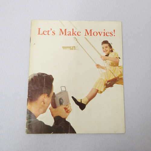 `Let`s make movies` Movie camera Kodak guide book