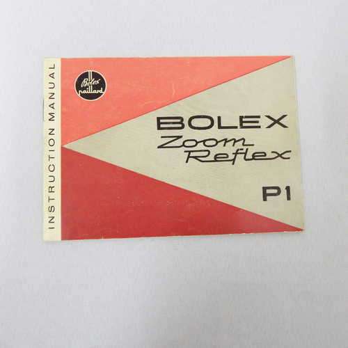 Bolex Paillard zoom reflex P1 instruction manual
