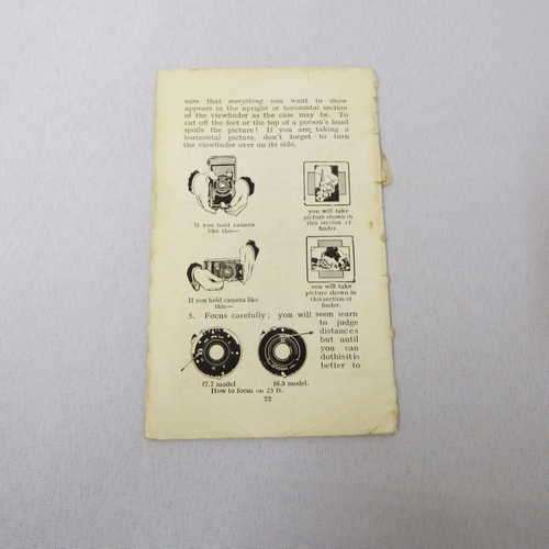 How to use your six - 20 `Kodak` junior instruction manual
