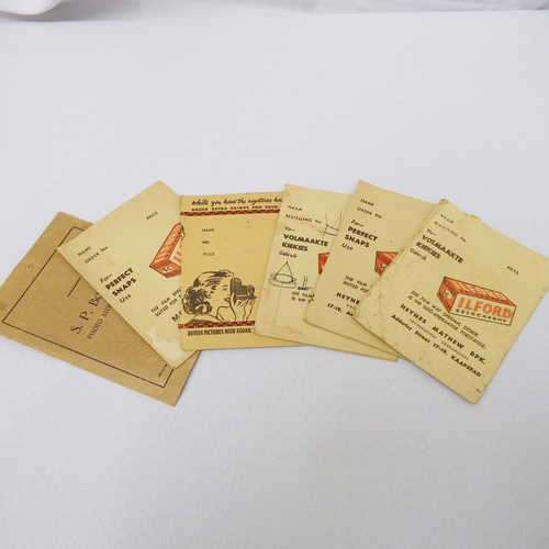 Lot of 6 photo negative holders