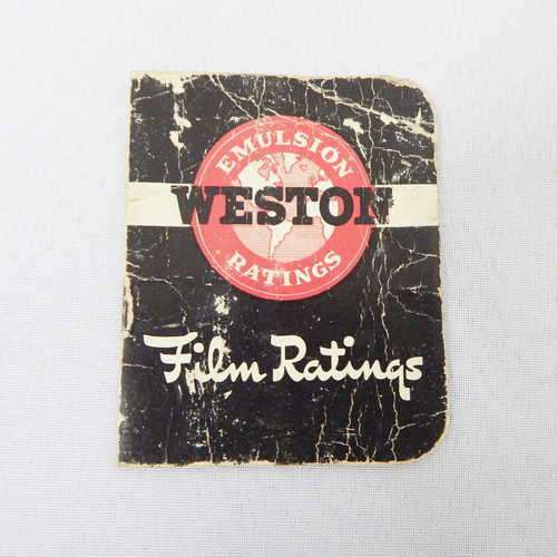 Emulsion Weston Ratings - Film Ratings 1946
