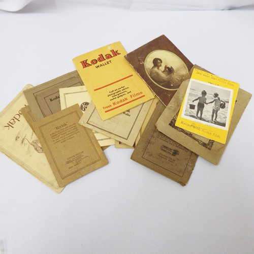 Lot of 17 different Kodak film wallets - All vintage