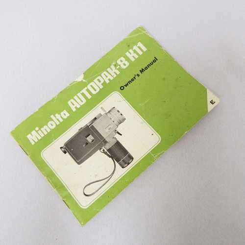 Minolta Autopak-8 K11 owners manual