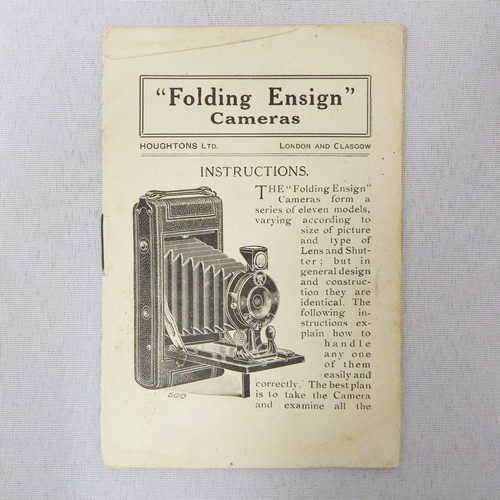 `Folding Ensign` cameras published by Houghtons Ltd.