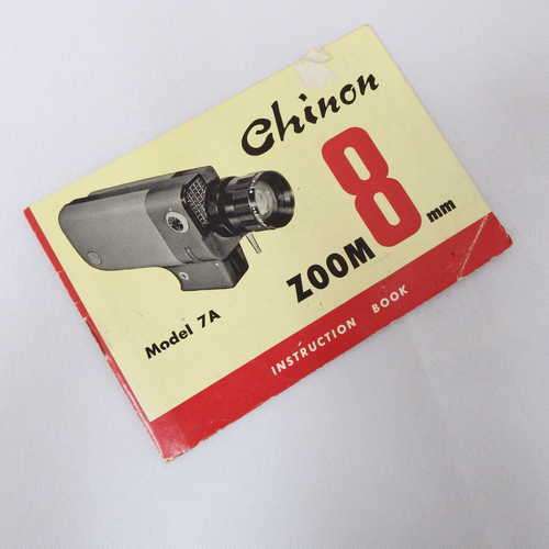 Chinon Zoom 8mm Model 7A instruction manual