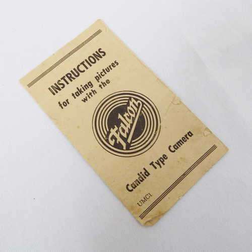 Falcon Candid Type camera instruction manual