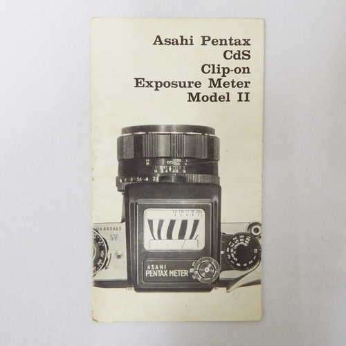 Asahi Pentax CdS clip-on exposure meter model II