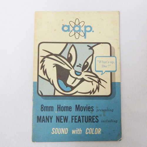 a.a.p 8mm Home movies presenting many new features including sound with colour leaflet