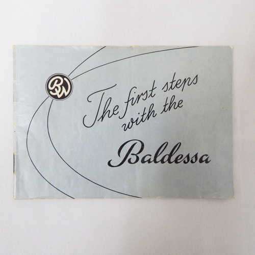 The first steps with the Baldessa instruction manual