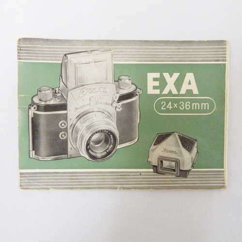 EXA 24 x 36 mm instruction manual (Cover loose)