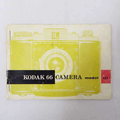 Kodak 66 camera model III instruction manual
