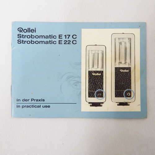 Rollei Strobomatic E 17 C / Strobomatic E 22 C instruction manual