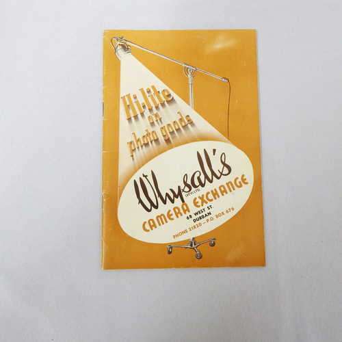 Whysall`s camera exchange, Hi-lite on photo goods