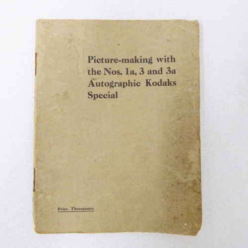 Picture-making with the Nos. 1a, 3 and 3a Autographic Kodaks Special book published by Kodak