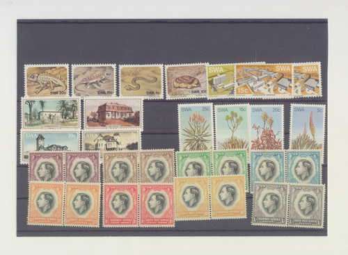 Lot of 31 South West Africa mint stamps