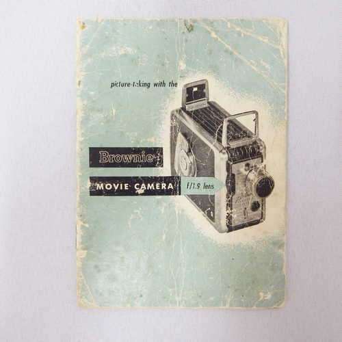 Brownie Movie Camera f/1.9 lens instruction manual
