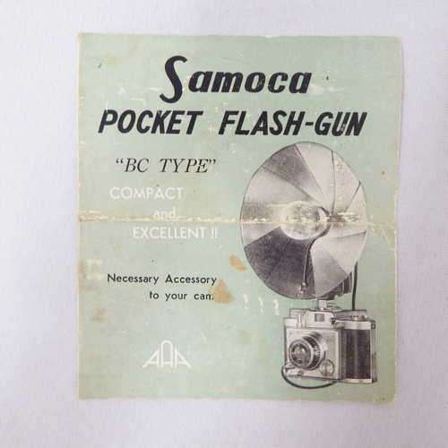 Samoca Pocket flash-gun `BC Type` instruction manual