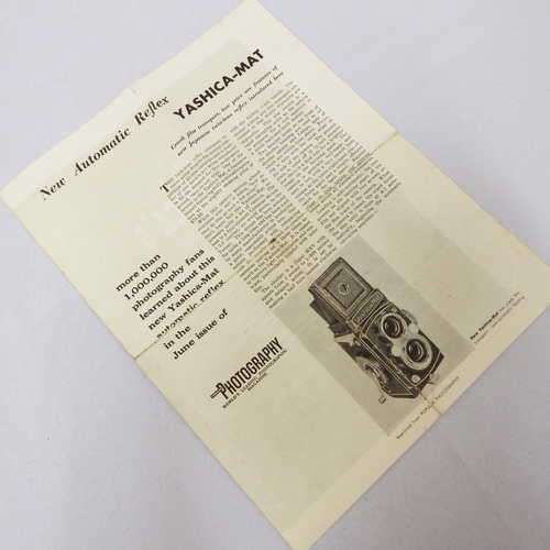 New Product Report - The Yashica-C article reprinted from Popular Photography