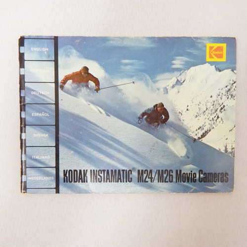 Kodak Instamatic M24/M26 movie cameras instruction manual