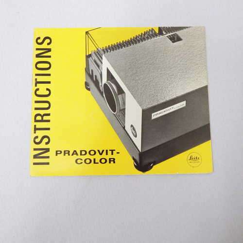 Leitz Wetzlar Prodovit-color instruction manual