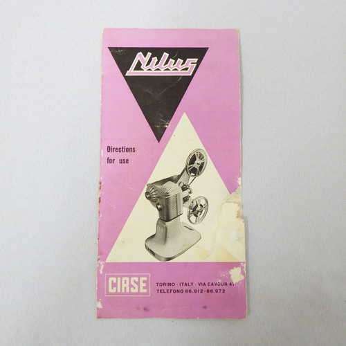 Nilus Cirse instruction manual - some part of the cover are damaged