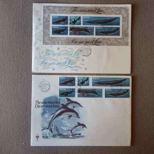 Lot of 2 South West Africa first day covers - No. 28 and S3 wales