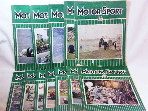 1965 Lot of 12 Motor Sport magazines Volume XLI no. 1 - 12