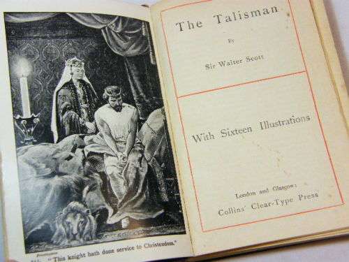 The Talisman by Sir Walter Scott with sixteen illustrations published by Collins