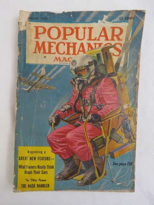 Januaury 1951 Popular mechanics magazine