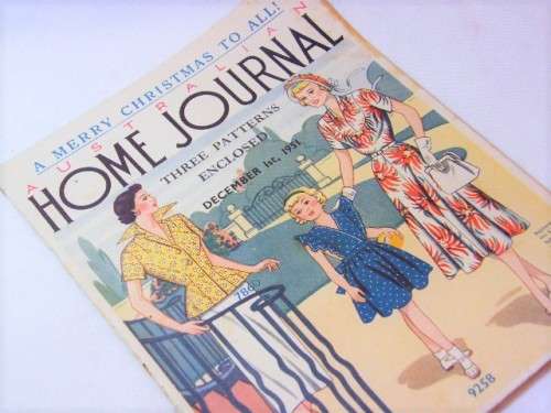 Vintage Australian Home Journal - 01 December 1951 with patterns enclosed