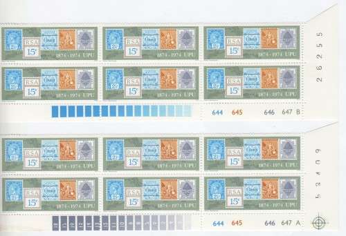 SACC 358 pair of control block smint - 644 - 647 A and 644 - 647 B